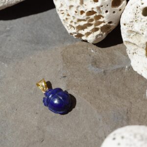 Pendente lapis e oro ”SCARABEO” – Pendente amuleto- pendente lapislazzuli- Pendente egizio- ciondolo egizio – amuleto rinascita