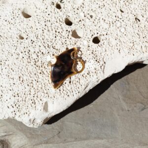 RISERVATO PER MICHELLE -Pendente in avorio fossile ‘’MANTA’’ – Pendente avorio- Gioiello in avorio Mammouth